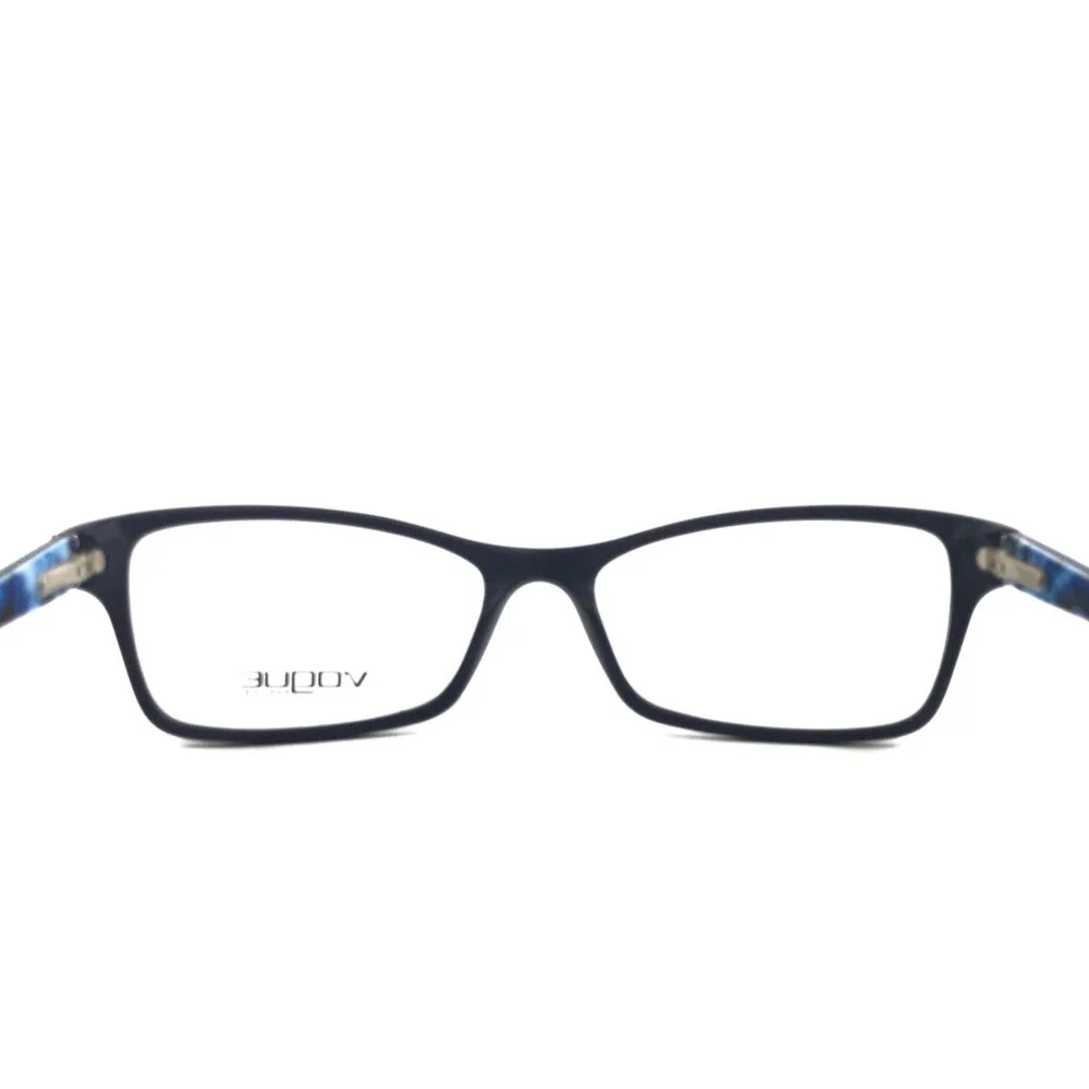Vogue Eyeglasses Frames VO2886 2225 Matte Blue Rectangle Full Rim 53-16-140